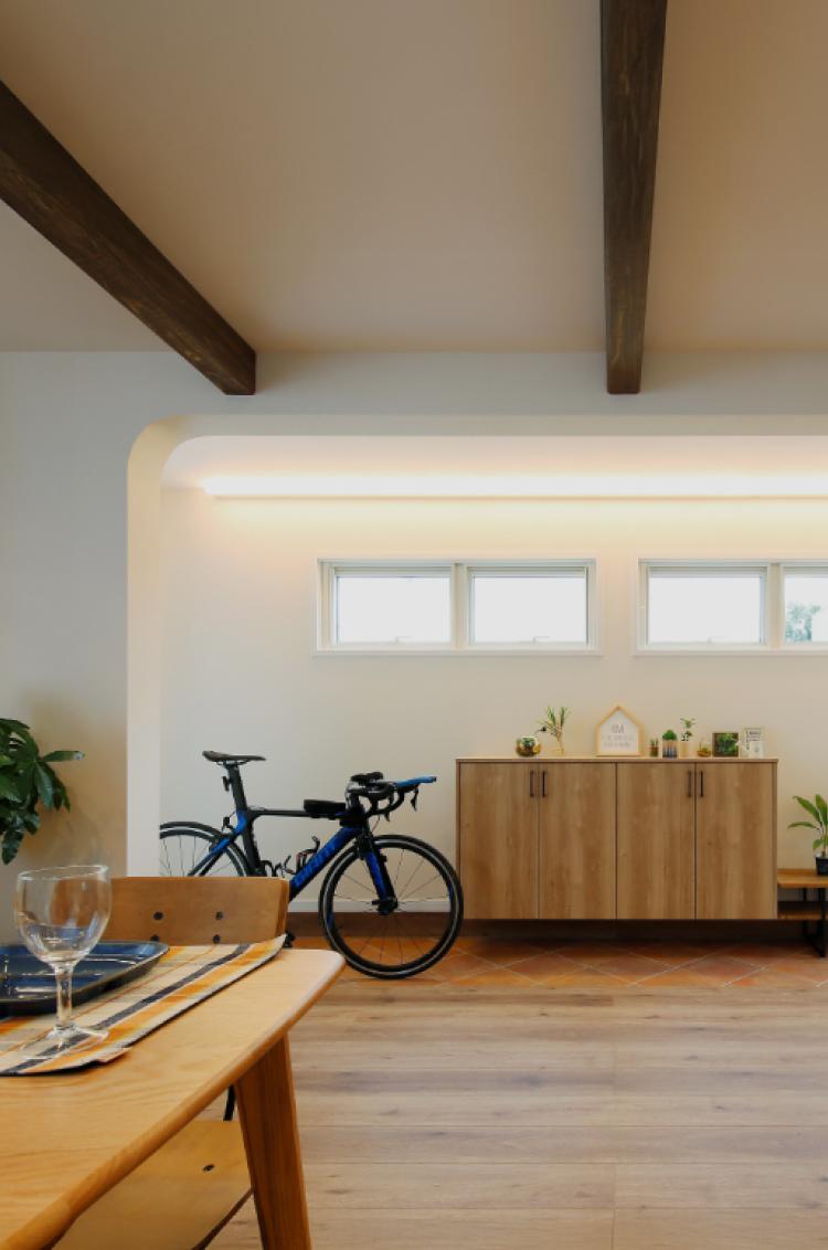 狭小地でも、ここまで広くできる。